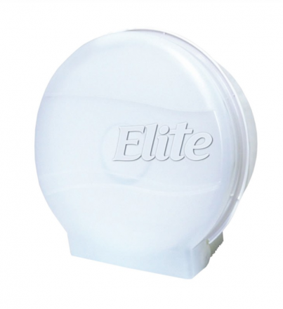 Elite - Dispensador blanco de papel higienico jumbo
