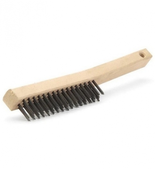 Escobilla de Fierro con Mango de Madera