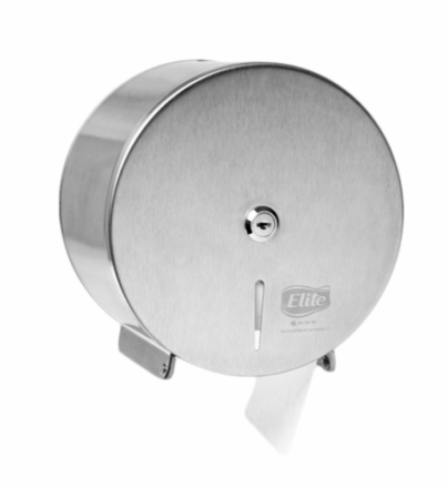 ELITE - Dispensador de Papel Higiénico Jumbo de Acero Inoxidable x Und (1)